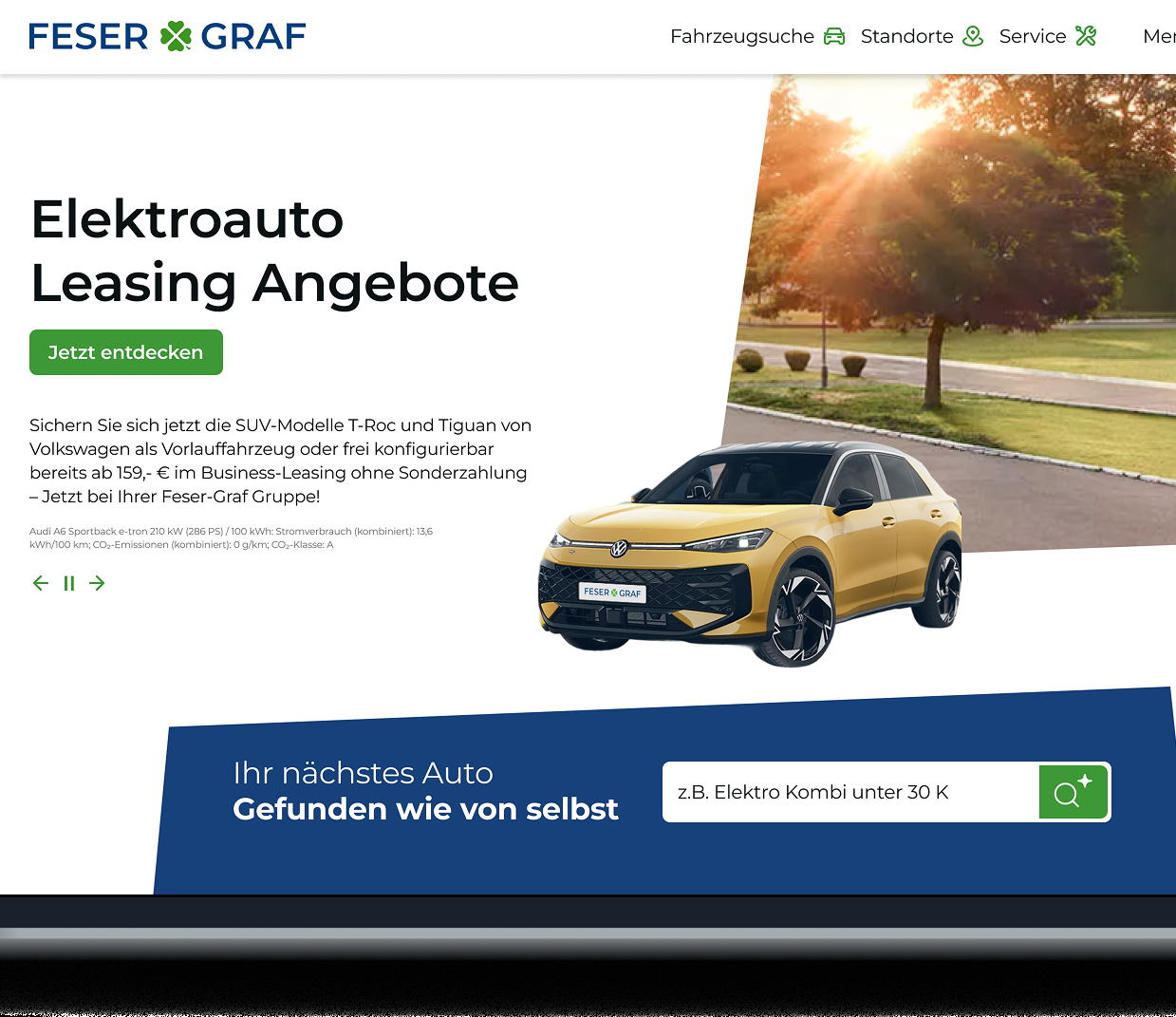 Angebotsseiten Desktop