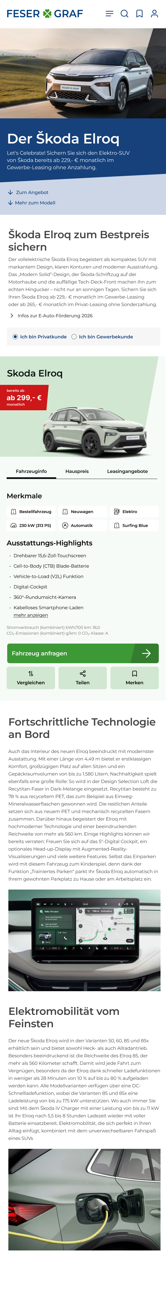 Angebotsseiten Mobile